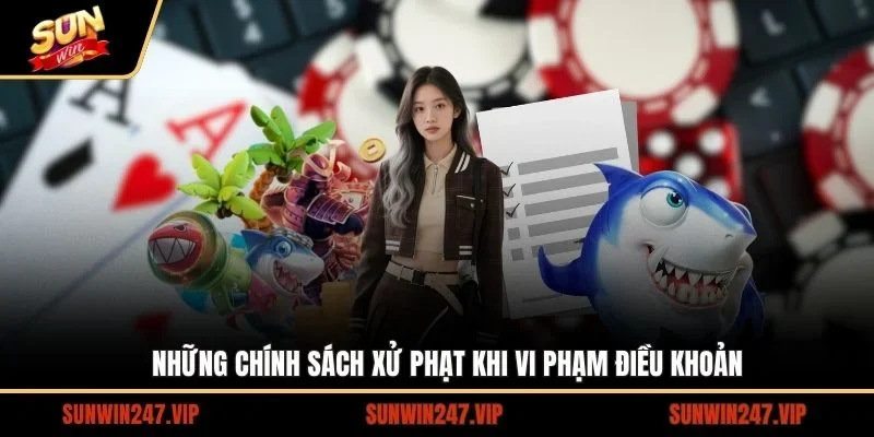 Chính sách sử phạt đối với thành viên vi phạm điều khoản
